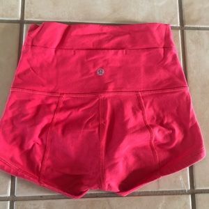 LULULEMON pink shorts